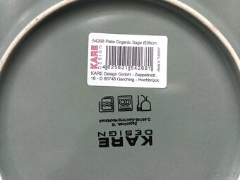 NOVÁ sada 6 ks talířů KARE Organic 26cm   Talíř Organic - 6