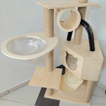 Škrabadlo pro kočky 159 cm, průměr sloupků 8 cm - nové - 6