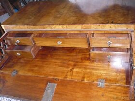 Biedermeier psací komoda po renovaci v pěkném stavu - 6