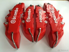 Brembo kryty na brzdy 4ks - červené - 6