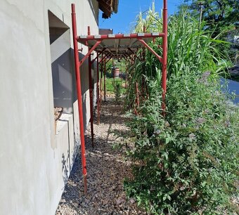 Rámové fasádní lešení 259,2m2. - 6