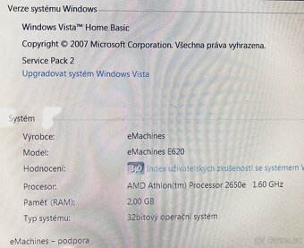 Notebook eMachines E620 Kaw60 - 6