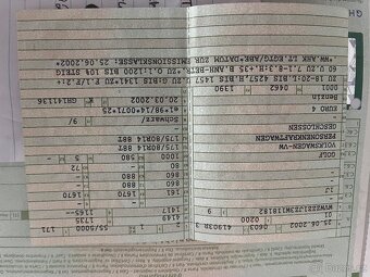 VW Golf 4 1.4 16V 55kw 6/2002 - 6