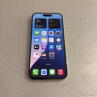 iPhone 15 128GB žlutý, bez škrábance, 12 měsíců záruka - 6