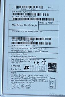 MacBook Air M1 98% baterie 30 cycle - 6