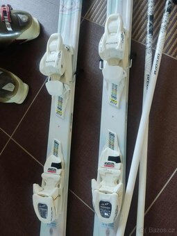 Sjezdové lyže Volki 150 cm, přeskáče Rossignol + hůlky - 6