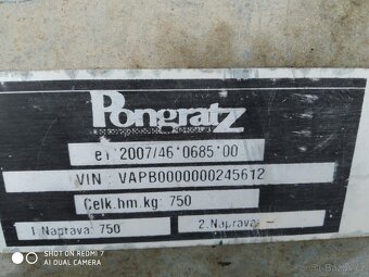 Prodám přívěsný vozík po STK Rezervace do 3.12. - 6