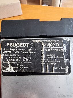 Autoradio Peugeot RX500D - 6