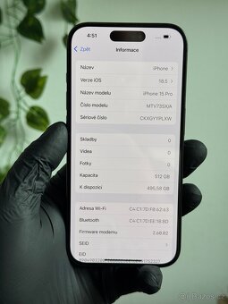 iPhone 15 Pro 512GB černý - 6
