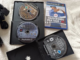 PS2 PlayStation 2 Slim + Hry - 6
