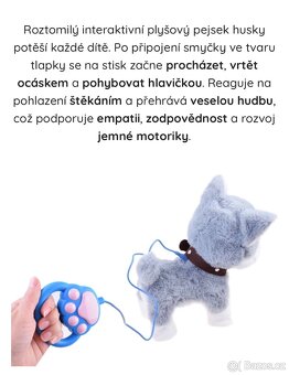 Inetraktivni pes (pejsek) husky - 6