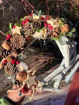 Vánoční věnec na dveře na prodej - 6