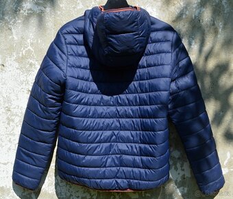 Chlapecká tmavomodrá prošívaná bunda vel. 158 - 6