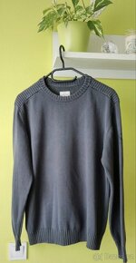 Tmavě šedý pánský svetr Tom Taylor - 6