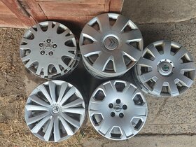 Prodám poklice, sady 14", 15" a 16" na vozy různých znače - 6