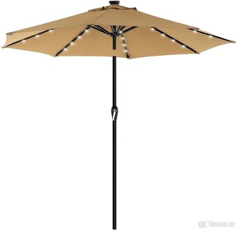 Nový slunečník s LED osvětlením 270245 cm - 6