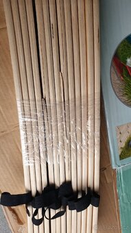 Postel z masivu 140x200 ESM1 šedá s roštem bez matrace - 6