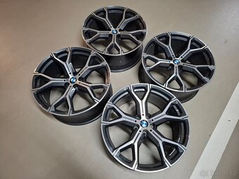 Originál sada 21" BMW G05, X5, X6 style 741M - TOP - 6