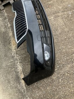 predni naraznik skoda superb ii 13-15 cerny maska - 6