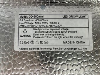 LED grow - 2 druhy - 6