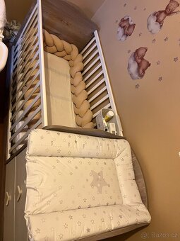 Dětská postýlka s prebalovakem - 6
