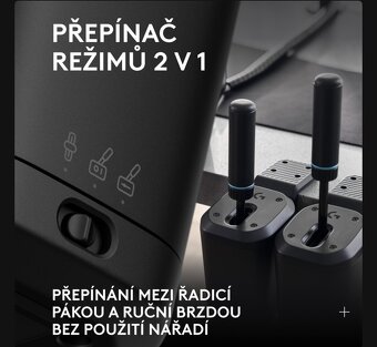 Logitech RS řadička/ruční brzda - 6