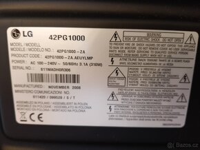 TELEVIZE LG 42 PG 1000 - 6