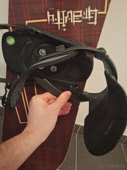 snowboard Gravity 156cm (možná 159) včetně vázání i bot - 6