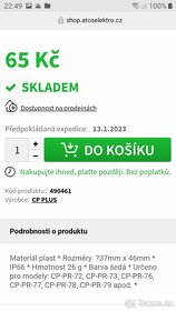 Vidlice na kabel/prodlužku 220v - 6