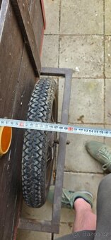 Vozík za teru / malotraktor s brzdou a sedačkou - 6
