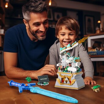 Dětská stavebnice Sillbird s drakem 677 dílků B0CNPXKB6W - 6