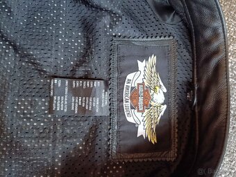 Kožená značková bunda Harley Davidson - 6