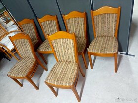 Prodám 6 x hezké židle z masivu - 6