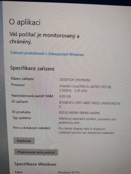 Počítač HP ProOne 600 Aio - 6