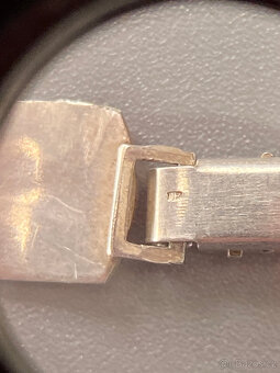 Článkový retro náramek, stříbro AG 900/1000, 17g - 6