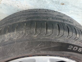 4x original opel kola letni pneu 205/55/16 80% - 6