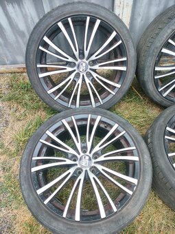 4ks alu disky orig. MSW 5x112 R18 pneu 225/40 r18 na sezonu - 6