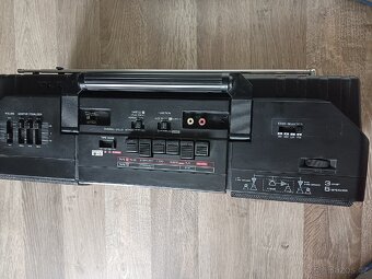 Sharp WQ 352H bk, radiomagnetofon retro 2 kazeťák - 6