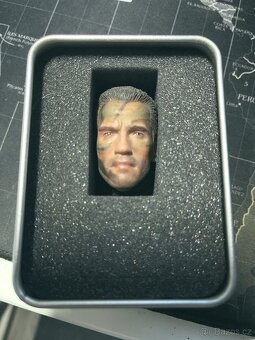 Predator 3x hlava Dutche na figurku 1/6 - A.Schwarzenegger - 6