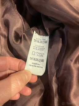 Krátký kabát kožich s límcem - 6