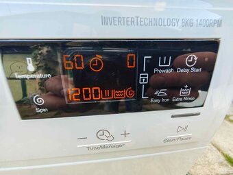 Elektrolux A+++, 8kg, 1400ot. Parní programy Nové ložiska - 6