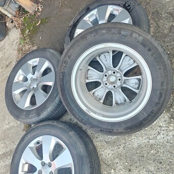 Hliníkové disky Subaru outback 5X100 7X17 Et48 - 6