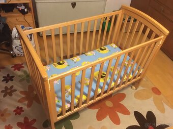 Dětská postýlka s matrací 120x60 cm - 6