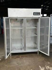 Nerezová lednice dvoudveřová 140x82x205cm - 6