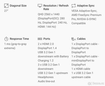 Alienware 27 Gaming Monitor - AW2723DF - 6