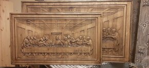 Drevený obraz Leonardo da Vinci"Posledňa večera"45×84cmhr-4c - 6