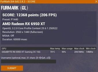 Prodám GIGABYTE Radeon RX 6950 XT GAMING - 6