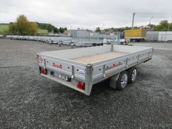 Bazarový brzděný přívěs TMD 2,7T B2 3,65x1,70/0,30 - 6