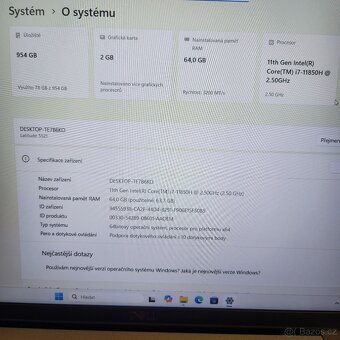 Dell Latitude 5521/i7-11850H/nVidia/64GB_RAM/1TB_SSD - 6