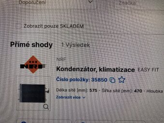 Ford - Galaxy II. Mondeo IV. S-Max. chladič klimatizace. - 6